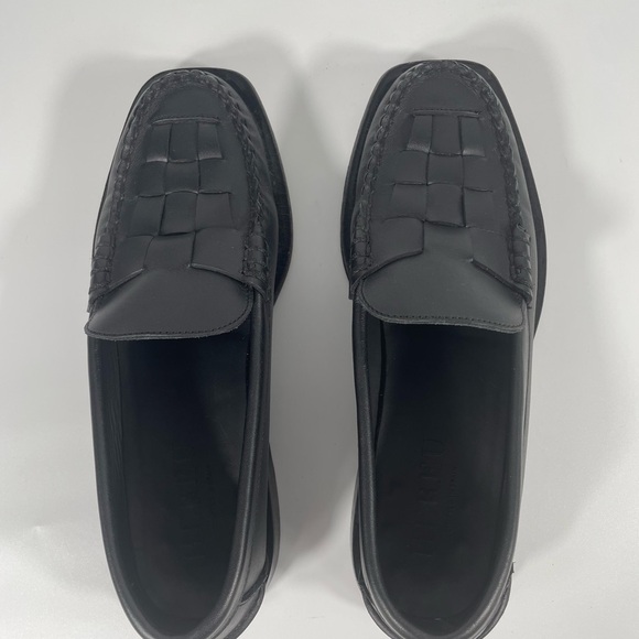 Men's Hereu Nombela Interwoven Detail Slip On Loafers Old Money Office Leather - Picture 5 of 16